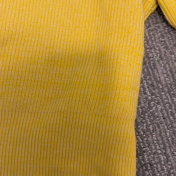 Yellow Ribbed Knit Sweater - Picture 3 of 3